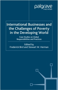 Cover image: International Businesses and the Challenges of Poverty in the Developing World 1st edition 9781403921284