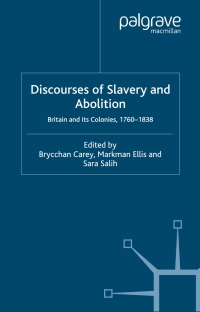 Cover image: Discourses of Slavery and Abolition 1st edition 9781403916471