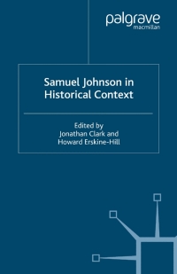 Cover image: Samuel Johnson in Historical Context 9780333804476