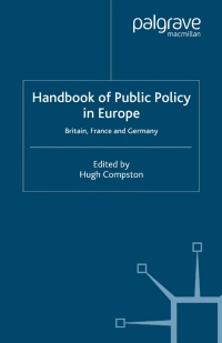 Titelbild: Handbook of Public Policy in Europe 1st edition 9781403902917