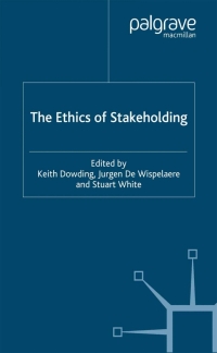 表紙画像: The Ethics of Stakeholding 1st edition 9781403905802