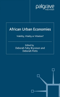 表紙画像: African Urban Economies 9781403999474