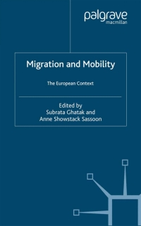 Cover image: Migration and Mobility 1st edition 9780333920367