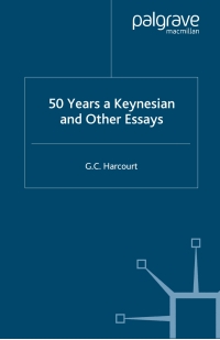 Cover image: 50 Years a Keynesian and Other Essays 9780333946336