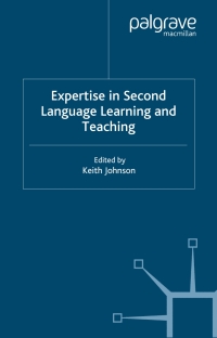 Cover image: Expertise in Second Language Learning and Teaching 9781403920966