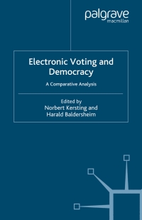 Imagen de portada: Electronic Voting and Democracy 1st edition 9781349518913