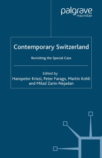 Cover image: Contemporary Switzerland 1st edition 9781403947987