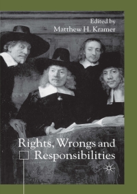 Titelbild: Rights, Wrongs and Responsibilities 1st edition 9780333963296