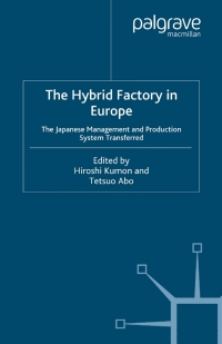 Cover image: The Hybrid Factory in Europe 1st edition 9781349513222