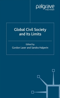 Imagen de portada: Global Civil Society and Its Limits 1st edition 9781403903143
