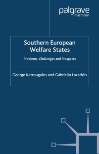 Cover image: Southern European Welfare States 9780333655375