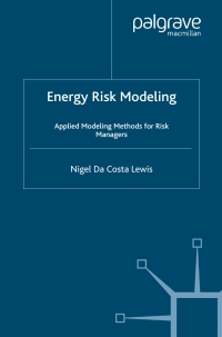 表紙画像: Energy Risk Modeling 9781403934000