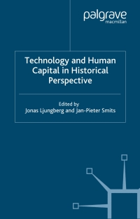 صورة الغلاف: Technology and Human Capital in Historical Perspective 9781403920676