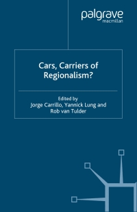 Cover image: Cars, Carriers of Regionalism? 1st edition 9781349515394
