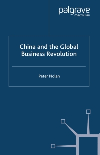 Cover image: China and the Global Business Revolution 9780333801192