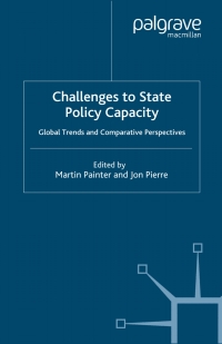 صورة الغلاف: Challenges to State Policy Capacity 1st edition 9781349518258