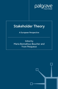 Cover image: Stakeholder Theory 1st edition 9781403991591