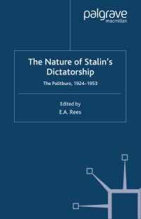 صورة الغلاف: The Nature of Stalin's Dictatorship 9781403904010