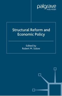 Cover image: Structural Reform and Macroeconomic Policy 1st edition 9781403936462