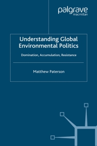 Cover image: Understanding Global Environmental Politics 9780333656105