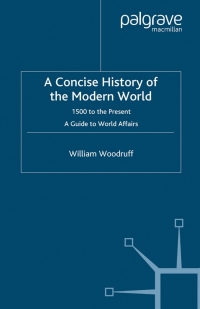 Imagen de portada: A Concise History of the Modern World 4th edition 9780333971635