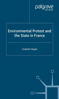 Imagen de portada: Environmental Protest and the State in France 9781349431687