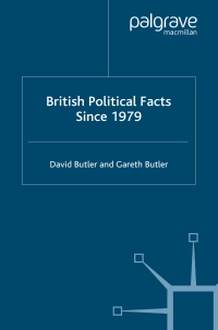 Imagen de portada: British Political Facts Since 1979 9781403903730