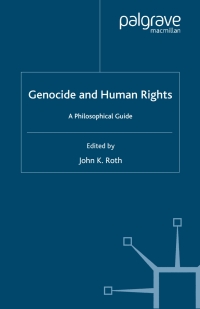 Imagen de portada: Genocide and Human Rights 9781403935472