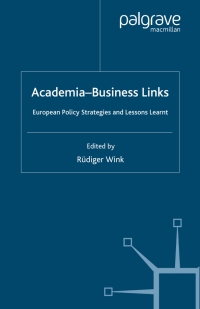 Cover image: Academia-Business Links 1st edition 9781403936653