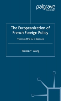 Cover image: The Europeanization of French Foreign Policy 9781349544868