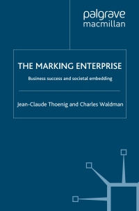 Imagen de portada: The Marking Enterprise 9780230001879