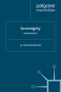 Cover image: Sovereignty: Interpretations 9781349518234