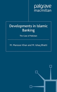 Imagen de portada: Developments in Islamic Banking 9781403998774