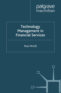 Cover image: Technology Management in Financial Services 9780230006799