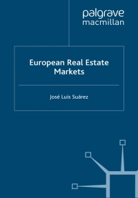Imagen de portada: European Real Estate Markets 9780230013162