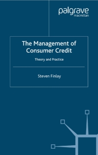 Titelbild: The Management of Consumer Credit 9780230013513
