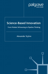 Cover image: Science-Based Innovation 9780230013544