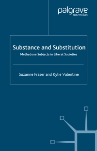 表紙画像: Substance and Substitution 9780230019980