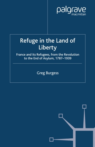 Omslagafbeelding: Refuge in the Land of Liberty 9780230507753