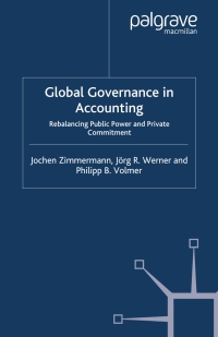 Imagen de portada: Global Governance in Accounting 9780230518148