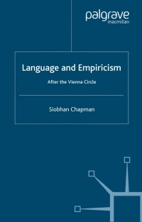 Omslagafbeelding: Language and Empiricism - After the Vienna Circle 9780230524767