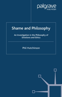 Imagen de portada: Shame and Philosophy 9780230542716