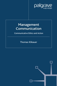 Imagen de portada: Management Communication 9780230515666