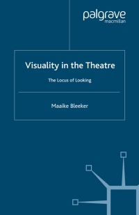 Imagen de portada: Visuality in the Theatre 9780230547094