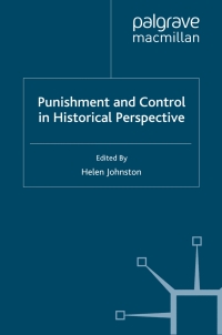 Cover image: Punishment and Control in Historical Perspective 9780230549333