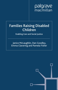 Imagen de portada: Families Raising Disabled Children 9780230551459