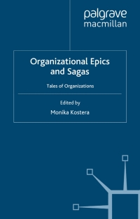 Imagen de portada: Organizational Epics and Sagas 9780230515772