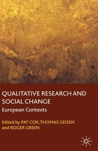 Titelbild: Qualitative Research and Social Change 9780230537279