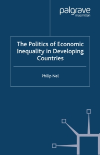 Titelbild: The Politics of Economic Inequality in Developing Countries 9781349359486