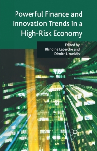 Imagen de portada: Powerful Finance and Innovation Trends in a High-Risk Economy 9780230553590